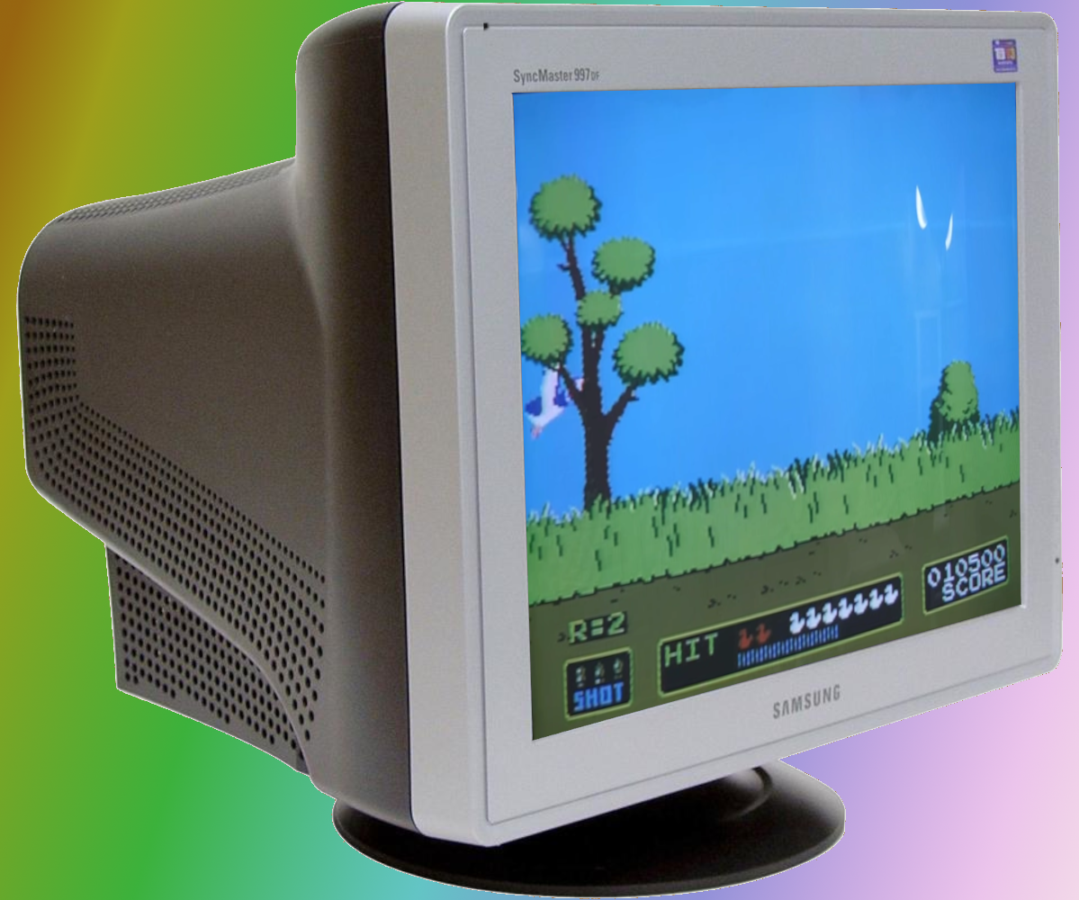 The Color CRT screen