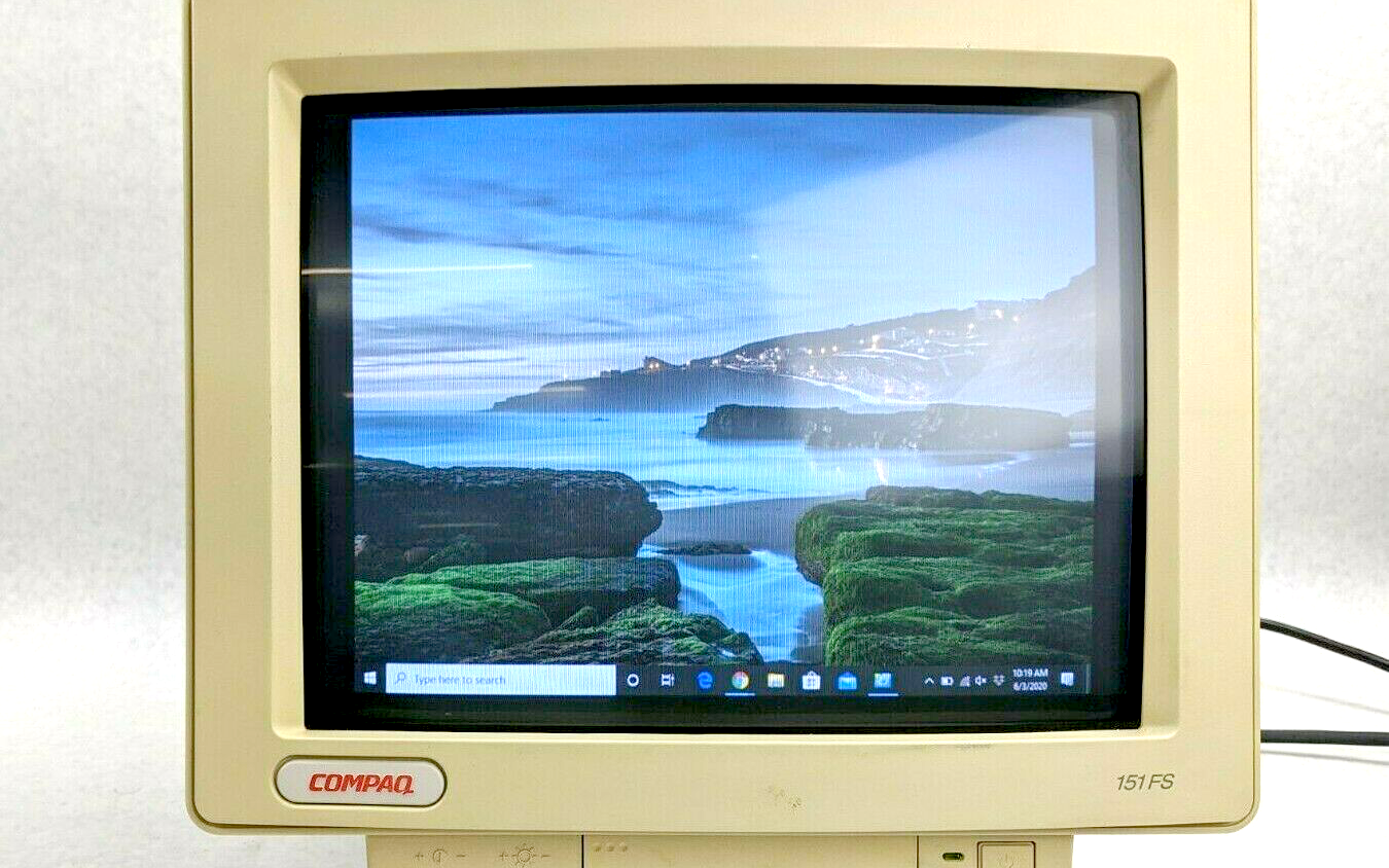 The Color CRT screen