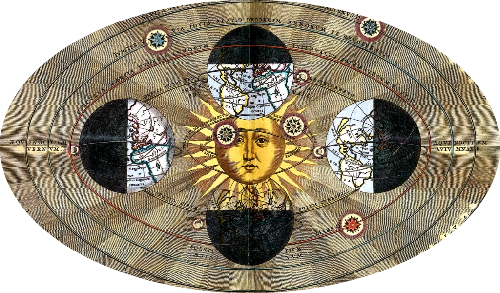 The light of the celestial bodies